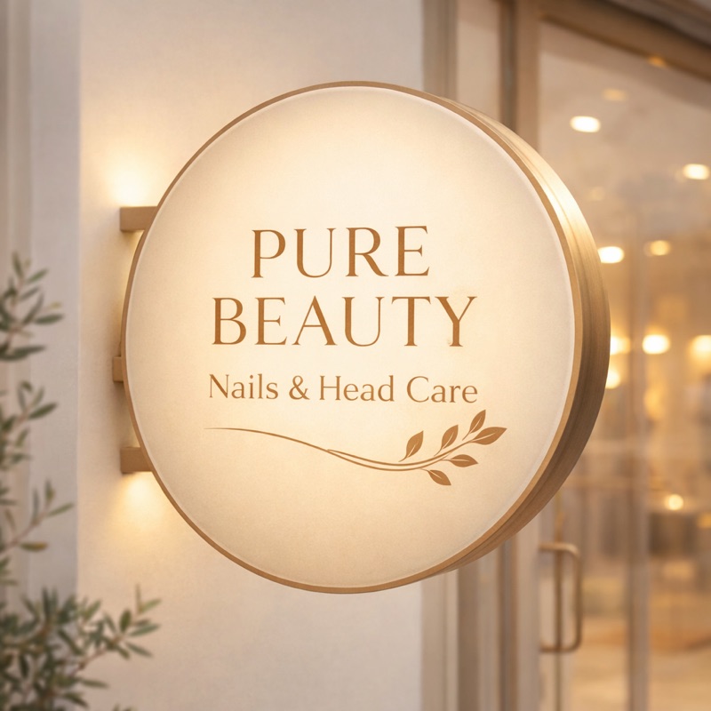 Clean and modern nail salon interior in Chicago Bridgeport